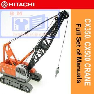 Hitachi Crane CX350, CX500DR Crane Full Set of Manuals PDF Manual Download