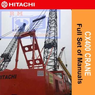Hitachi Crane CX400 Full Set of Manuals PDF Manual Download