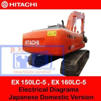 Hitachi EX200-5 Electrical Diagrams [Japanese Domestic Version] PDF Manual Download