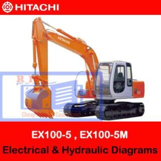 Hitachi EX100-5, EX100M-5, EX110M-5, EX100-5E Electrical & Hydraulic Diagrams PDF Manual Download