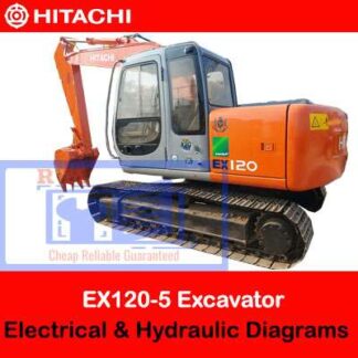 Hitachi EX120-5 Electrical & Hydraulic Diagrams PDF Manual Download
