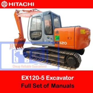 Hitachi EX120-5 Full Set of Manuals PDF Manual Download