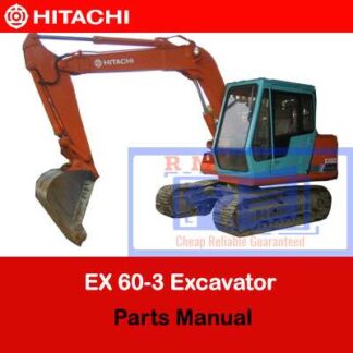 Hitachi EX60-3 Parts Manual PDF Manual Download