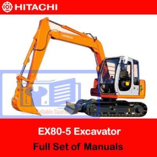 Hitachi EX80-5 Full Set of Manuals PDF Manual Download