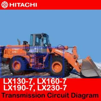 Hitachi LX130-7, LX160-7,LX190-7, LX230-7 Transmission Control Circuit Diagram PDF Manual Download