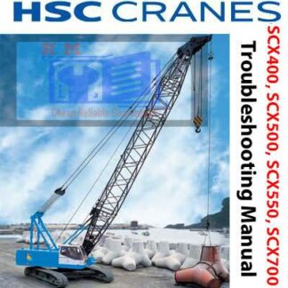 Hitachi Sumitomo SCX400, SCX500, SCX550, SCX700 Crawler Crane Troubleshooting Manual PDF Manual Download