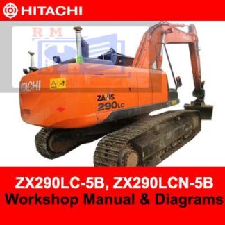 Hitachi ZX290LC-5B, ZX290LCN-5B Workshop Manual and Diagrams PDF Manual Download