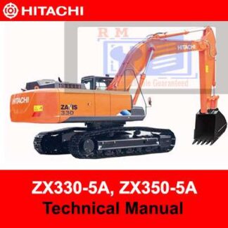 Hitachi ZX330-5A, ZX350-5A Series Technical Manual PDF Manual Download