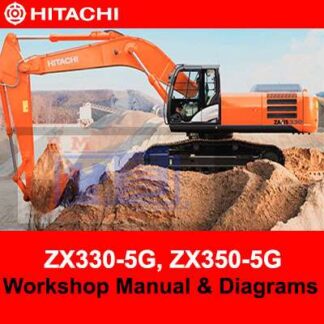 Hitachi ZX330-5G, ZX350-5G Series Workshop Manual and Diagrams PDF Manual Download