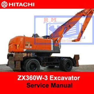 Hitachi ZX360W-3 Service Manual PDF Manual Download