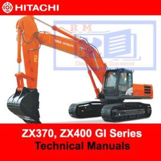 Hitachi ZX370, ZX400 GI Series Technical Manuals PDF Manual Download