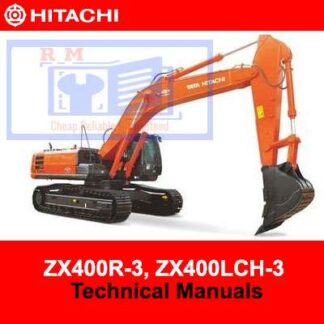 Hitachi ZX400R-3, ZX400LCH-3 Technical Manuals PDF Manual Download