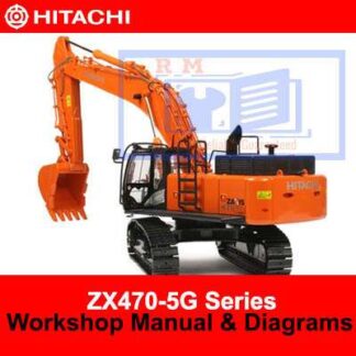 Hitachi ZX470-5G Series Workshop Manual and Diagrams PDF Manual Download