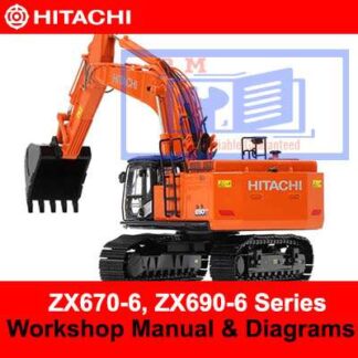 Hitachi ZX670-6, ZX690-6 Series Workshop Manual and Diagrams PDF Manual Download