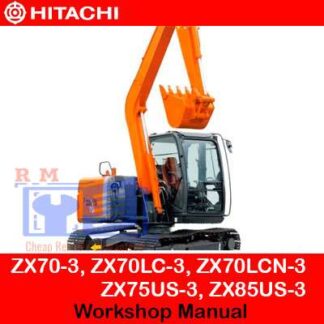 Hitachi ZX70-3, ZX70LC-3, ZX70LCN-3, ZX75US-3, ZX85US-3 Workshop Manual PDF Manual Download