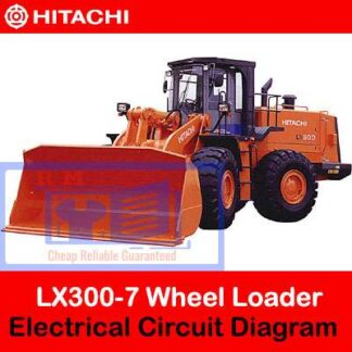 Hitachi LX300-7 Wheel Loader Electrical Circuit Diagram PDF Manual Download