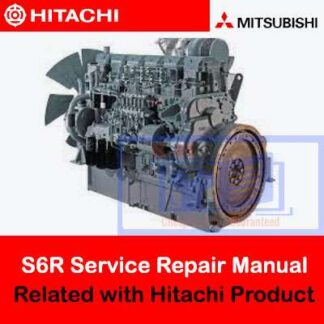 Mitsubishi S6R-Y2TAA1 Engine Parts Catalog Related with Hitachi Product PDF Manual Download