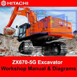 Hitachi ZX670LC-5G Workshop Manual and Diagrams PDF Manual Download