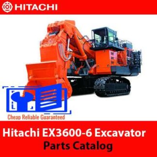 Hitachi EX3600-6 Excavator Parts Catalog PDF Manual Download