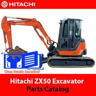 Hitachi ZX50 Excavator Parts Catalog PDF Manual Download