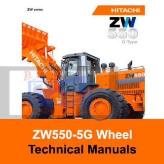 Hitachi ZW550-5G Wheel Loader Technical Manuals PDF Manual Download
