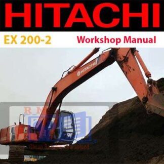 Hitachi EX200-2 Excavator Workshop Manual PDF Manual Download