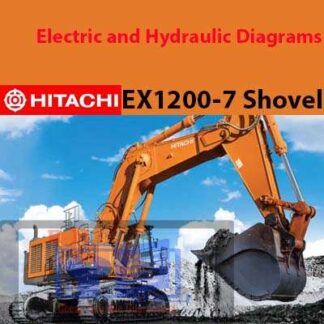 Hitachi EX1200-7 Shovel Electric and Hydraulic Diagrams PDF Manual Download