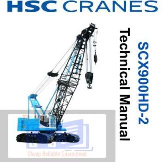 Hitachi Sumitomo SCX900HD-2 Crane Technical Manual PDF Manual Download