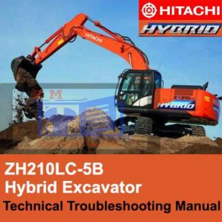 Hitachi ZH210LC-5B Hybrid Excavator Technical Troubleshooting Manual PDF Manual Download