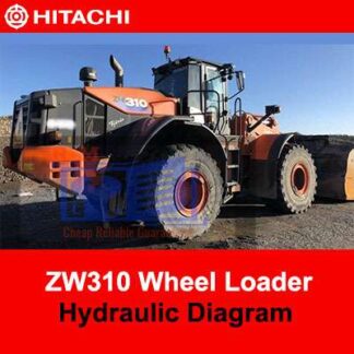 Hitachi ZW310 Wheel Loader Hydraulic Diagram PDF Manual Download