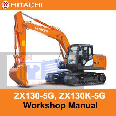 Hitachi ZX130-5G, ZX130K-5G Workshop Manual PDF Manual Download