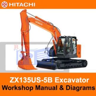 Hitachi ZX135US-5B Workshop Manual and Diagrams PDF Manual Download