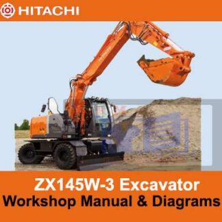 Hitachi ZX145W-3 Workshop Manual and Diagrams PDF Manual Download