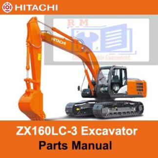 Hitachi ZX160LC-3 Parts Manual PDF Manual Download