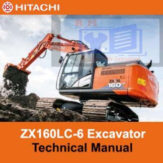 Hitachi ZX160LC-6 Technical Manual PDF Manual Download