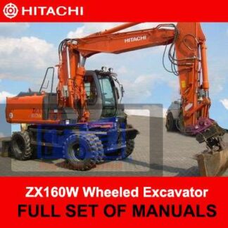 Hitachi ZX160W Wheeled Excavator Manuals Collection PDF Manual Download