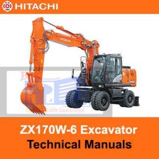 Hitachi ZX170W-6 Technical Manuals PDF Manual Download