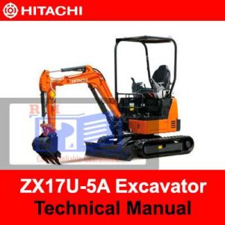 Hitachi ZX17U-5A Excavator Technical Manual PDF Manual Download