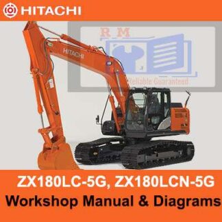 Hitachi ZX180LC-5G, ZX180LCN-5G Workshop Manual and Diagrams PDF Manual Download
