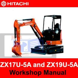 Hitachi ZX17U-5A and ZX19U-5A Excavator Workshop Manual PDF Manual Download