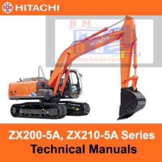 Hitachi ZX200-5A, ZX210-5A Series Technical Manuals PDF Manual Download