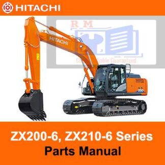 Hitachi ZX200-6, ZX210-6 Series Parts Manual PDF Manual Download