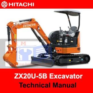Hitachi ZX20U-5B Excavator Technical Manual PDF Manual Download