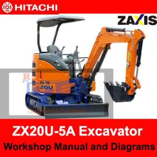 Hitachi ZX20U-5A Excavator Workshop Manual and Diagrams PDF Manual Download