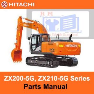 Hitachi ZX200-5G, ZX210-5G Series Parts Manual PDF Manual Download