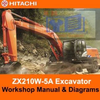 Hitachi ZX210W-5A Workshop Manual and Diagrams PDF Manual Download