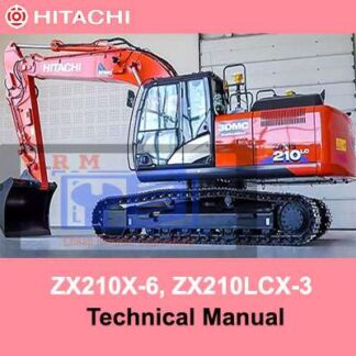 Hitachi ZX210X-6, ZX210LCX-3 Technical Manual PDF Manual Download