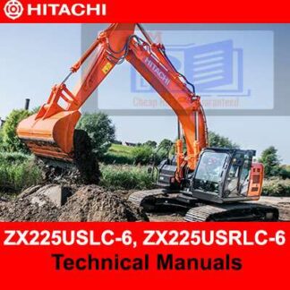 Hitachi ZX225USLC-6, ZX225USRLC-6 Technical Manuals PDF Manual Download