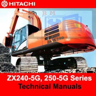 Hitachi ZX240-5G, ZX250-5G Series Technical Manuals PDF Manual Download