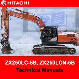Hitachi ZX250LC-5B, ZX250LCN-5B Technical Manuals PDF Manual Download